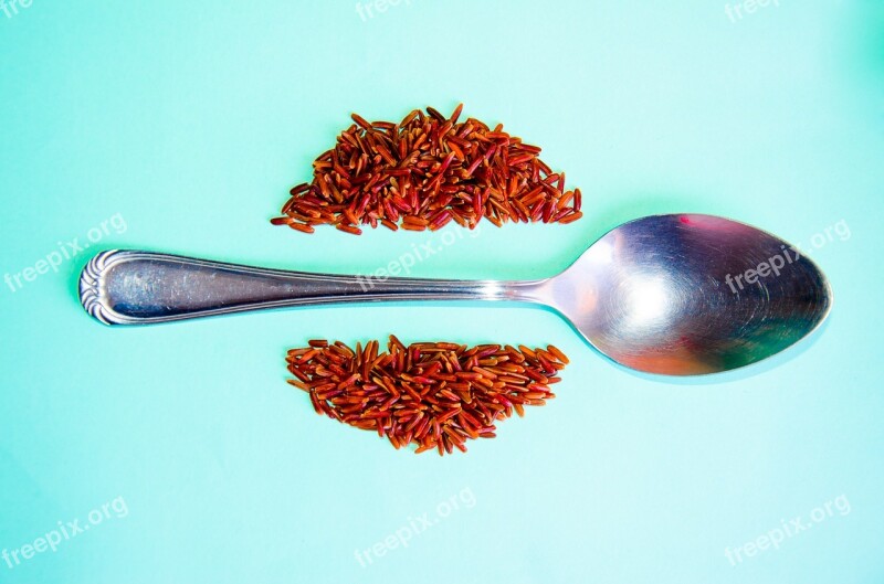 Rice Spoon Eat Food Cook