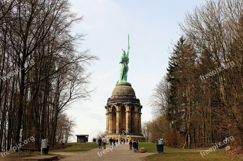 Hermann Memorial Teutoburg Forest Detmold Tourism Monument