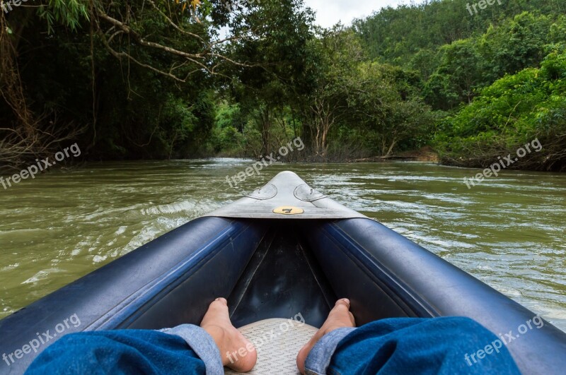 Nature Thanh Lam River Relax Canoe