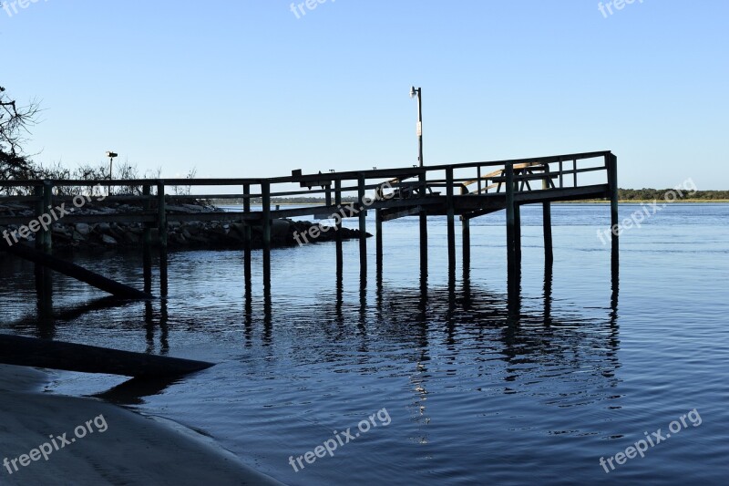 Hurricane Matthew Damage Dock Pier Outdoors