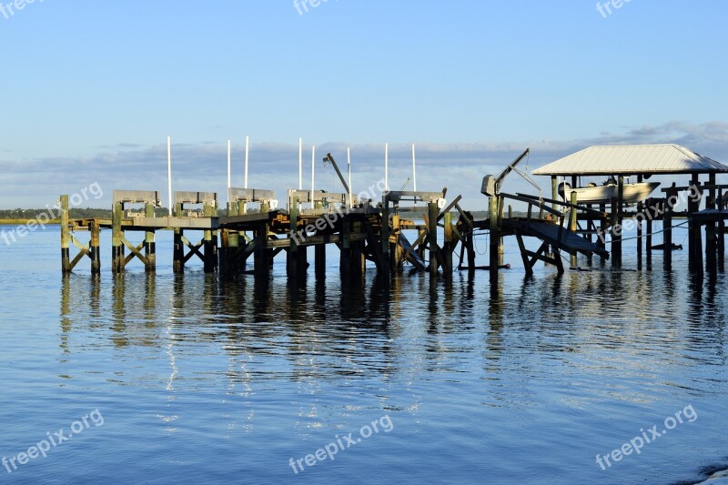 Hurricane Matthew Damage Dock Pier Outdoors