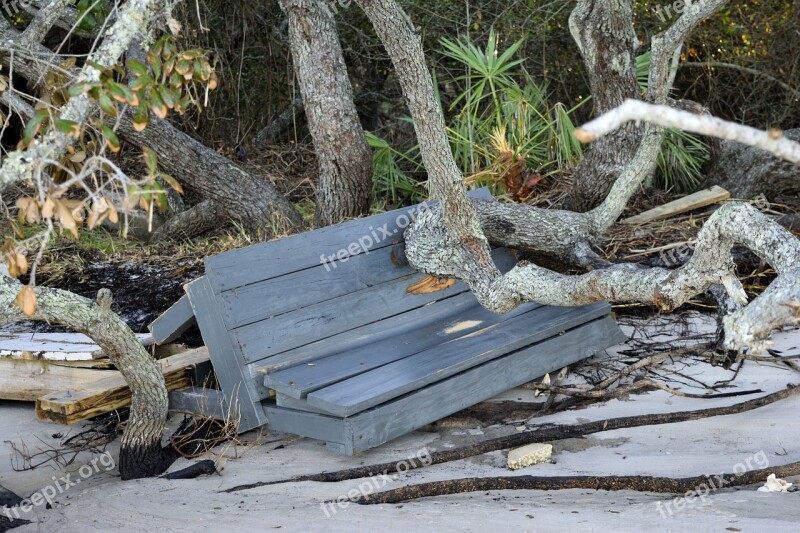 Hurricane Matthew Damage Dock Pier Outdoors