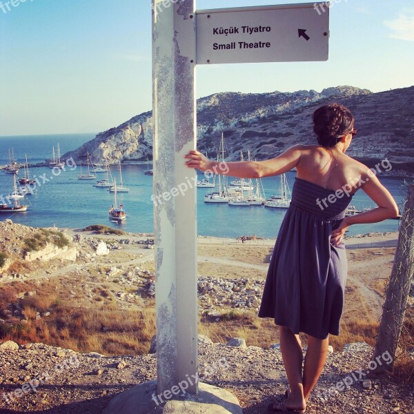 Datca Turkey Mediterranean Knidos Ruins