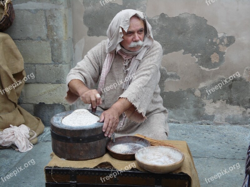 Reenactment Middle Ages Parma Man Actor