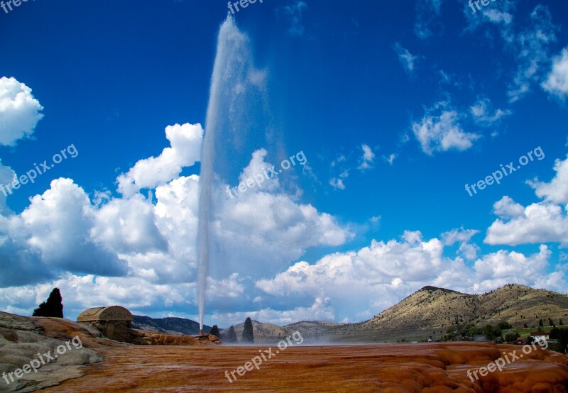 Soda Springs Geyser Idaho Usa United States