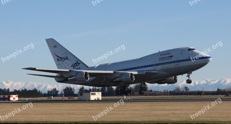 Jetliner Takeoff Boeing 747sp Modified Telescope