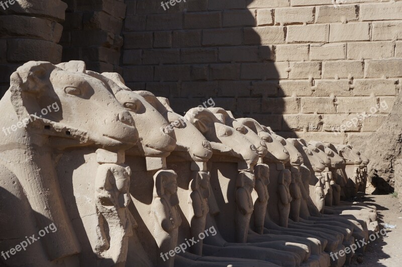 Egypt Temple Karnak Historically Famous