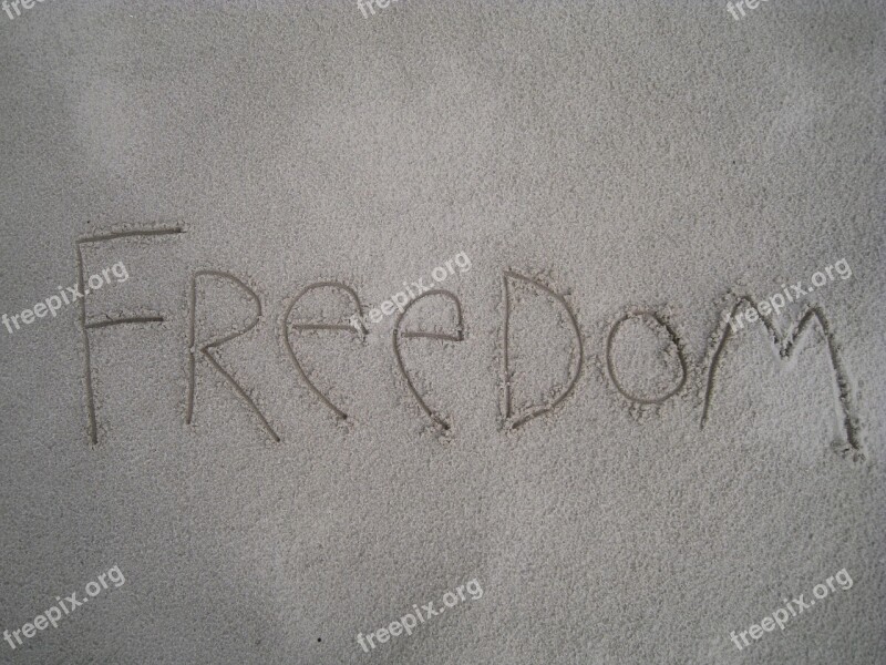 Freedom Sand Summer Sums Beach