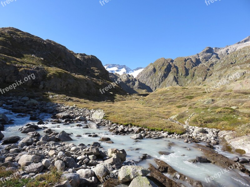 Mountain River Mountains Landscape Gauligletcher Free Photos