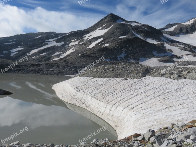 Glacial Lake Mountains Free Photos