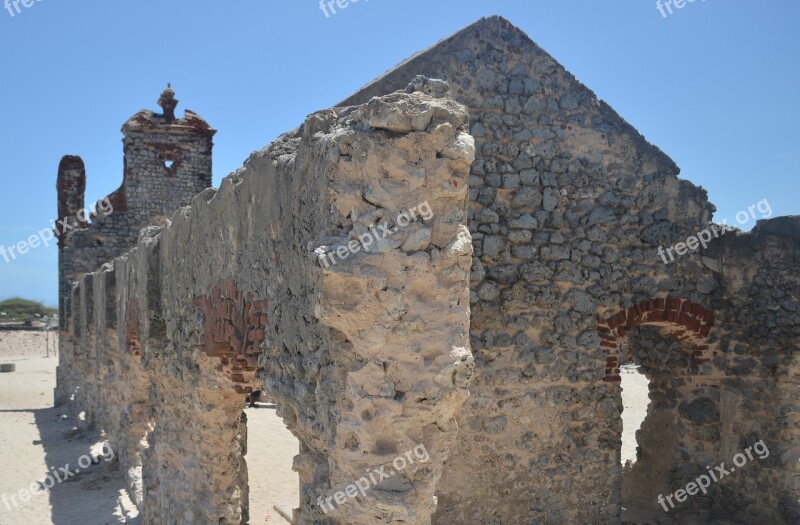 St Anthony's Church Dhanushkodi Tamil Nadu India Abandoned Town