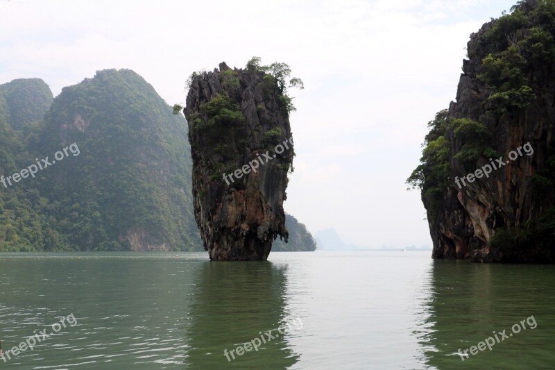 James Bond Island Thailand Tourism Tourist Destination