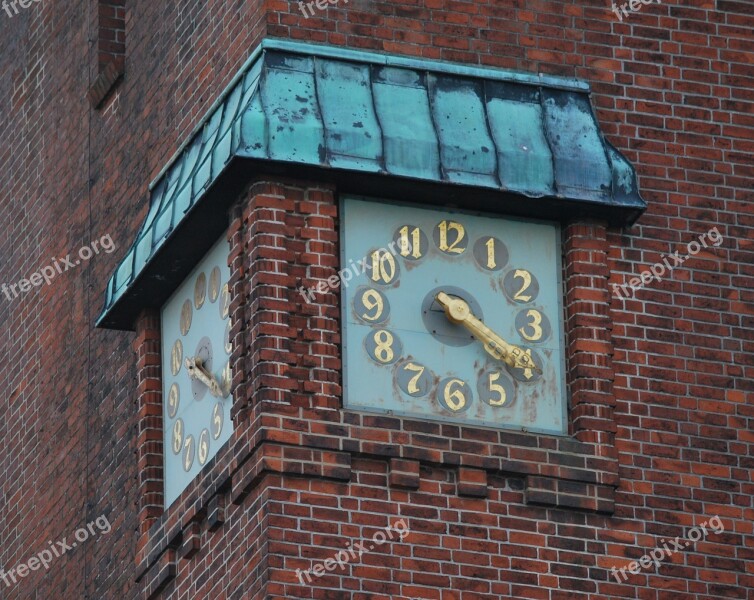 Architecture Landmark Clock Steeple Cuxhaven