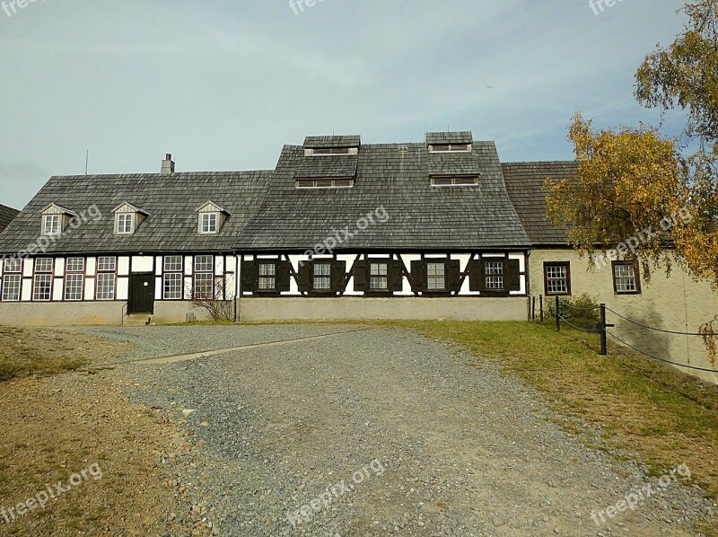 House Truss Architecture Autumn Freiberg