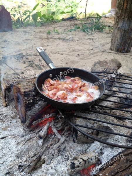 Camp Campfire Campfire Breakfast Pan Roast