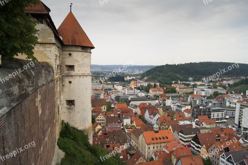 Castle Hellenstein View Heidenheim Brenz Castle And Castle Light Stone