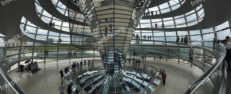 Berlin Germany Reichstag Roof Dome