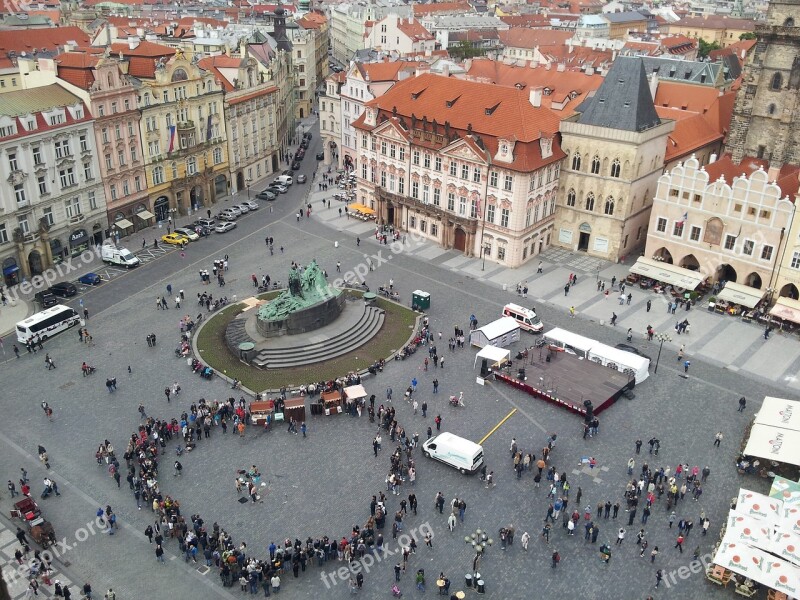 Prague Town Square City Tourism Czech