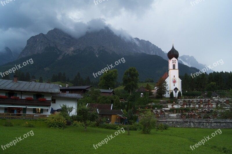 Grainau Hammer Bach Mountains Landscape Nature