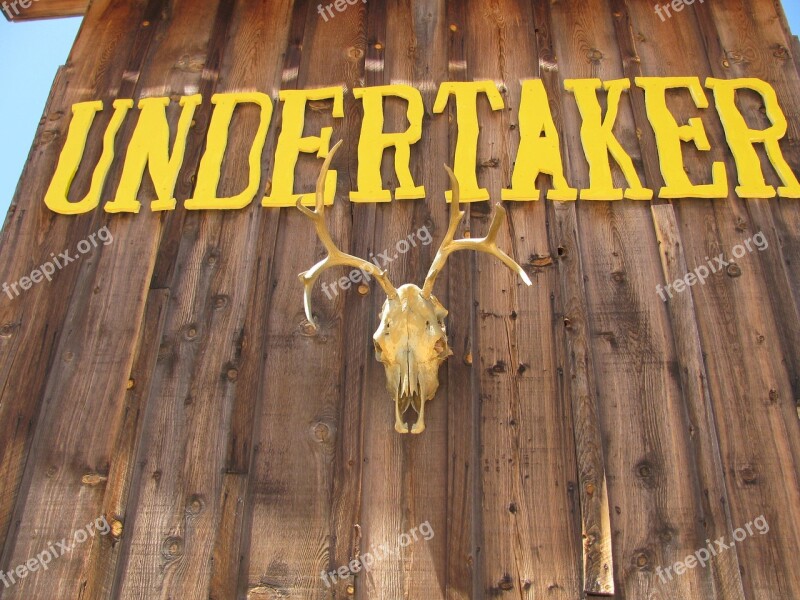 Undertaker Old West Ghost Town Utah Free Photos