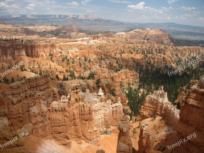 Bryce Canyon National Park Landscape Hoodoo Utah