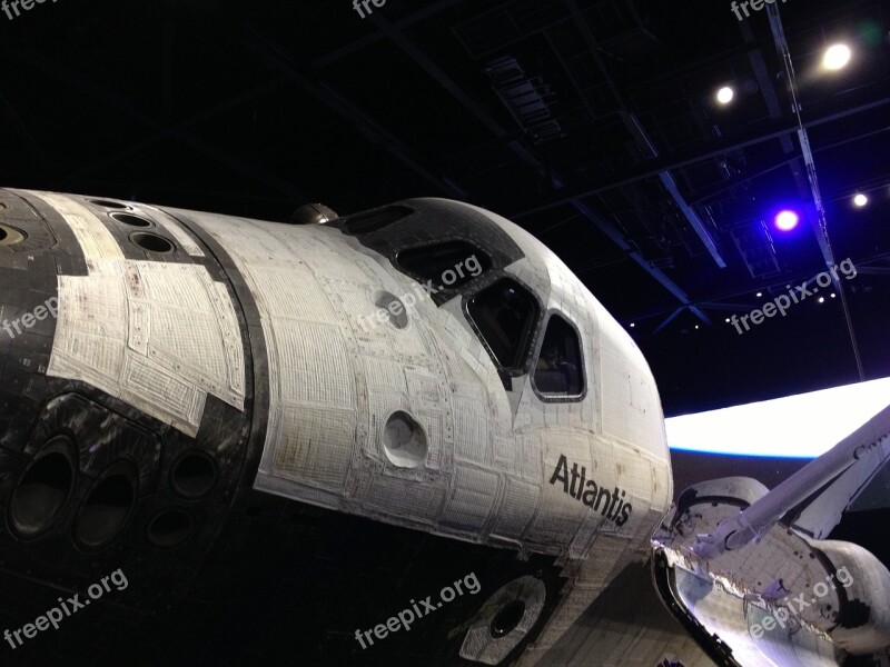 Space Shuttle Atlantis Nasa Kennedy Space Center Florida Free Photos