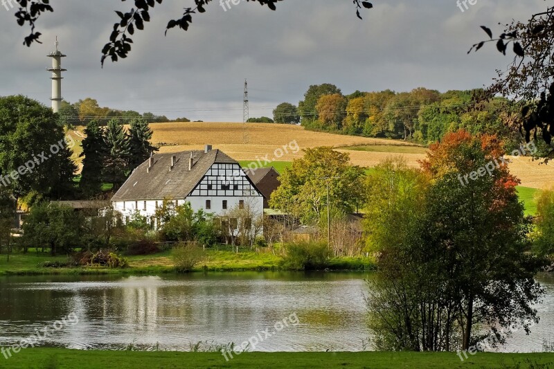 Landscape Farmhouse Agriculture Nature Rural