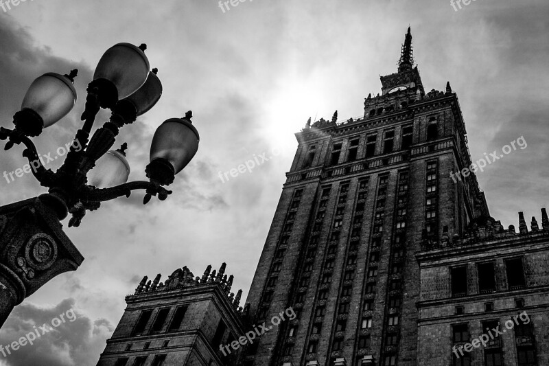 Warsaw The Capital Of The Poland The Skyscraper High-rise