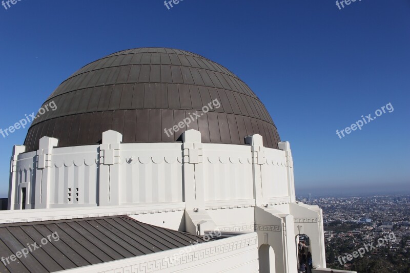 Griffith Observatory Dome Sky Smog Observatory