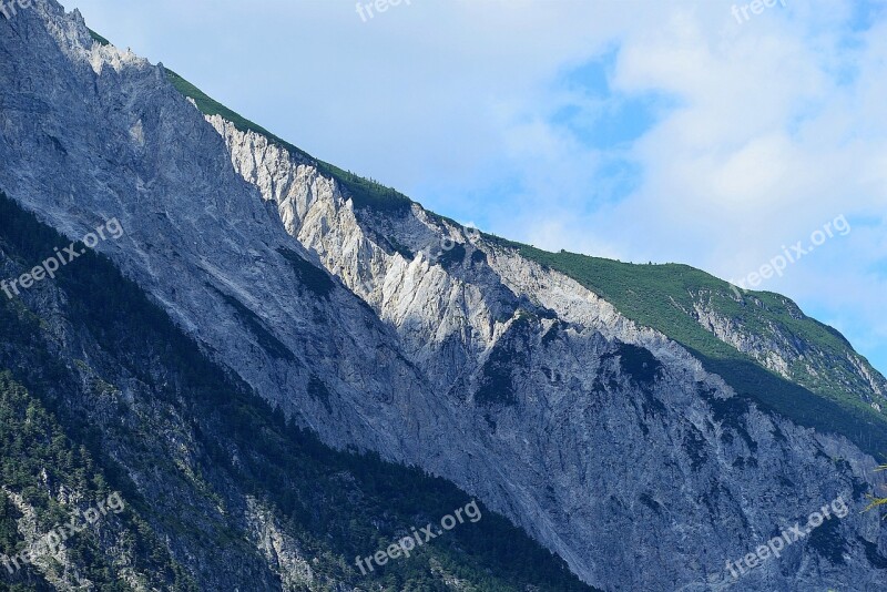 Mountain Rock Tschirgant Roppen Inntal Valley