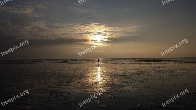 Wadlopen Holland Wadden Sea Walker Wadloper