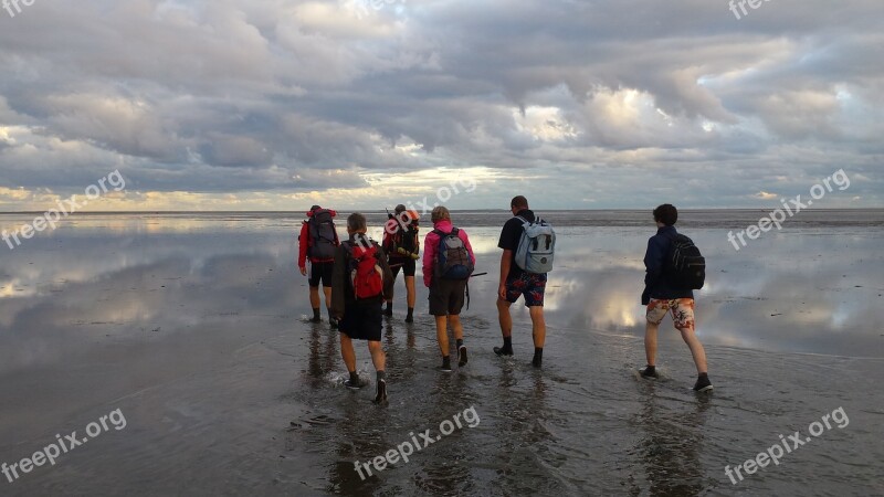 Wadlopen Relaxation Walk Enjoy Wadden Sea