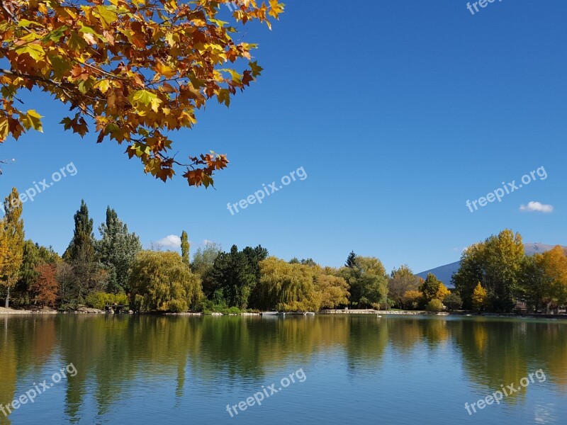 Lakes Landscape Nature Lakes Region Sky