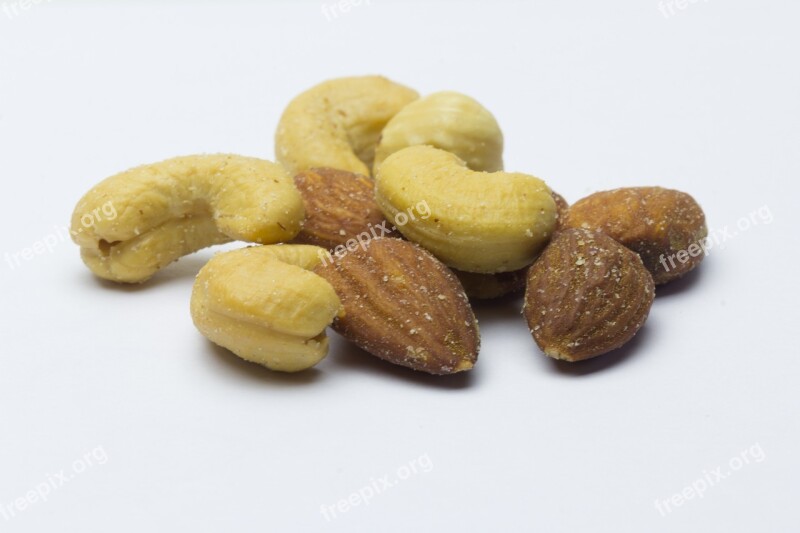 Dried Fruits Cashews Almonds Salted Appetizer