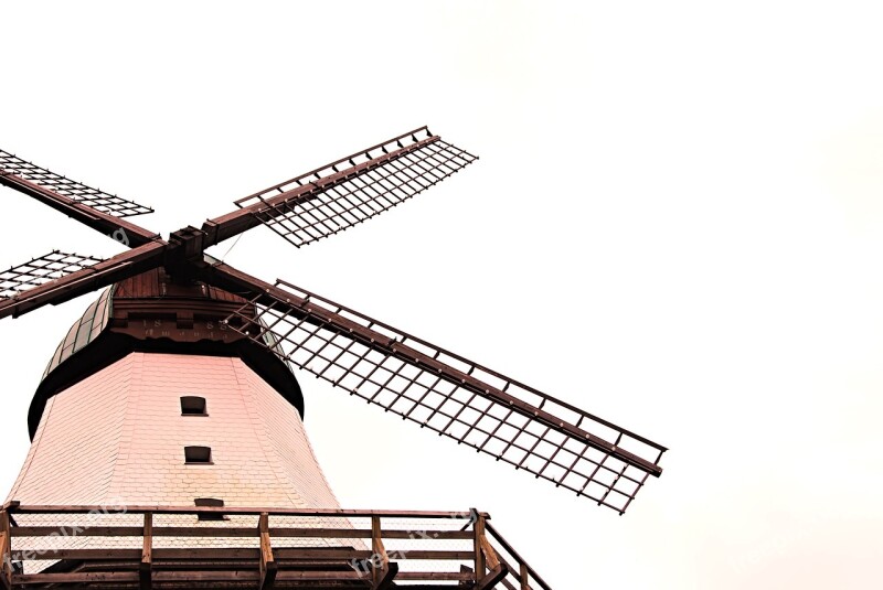 Windmill Mill Northern Germany Wind Wing