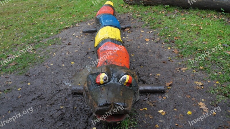 Playground Children Caterpillar Play Children's Playground