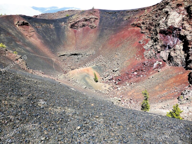 Nature Crater Volcano Usa Craters Of The Moon