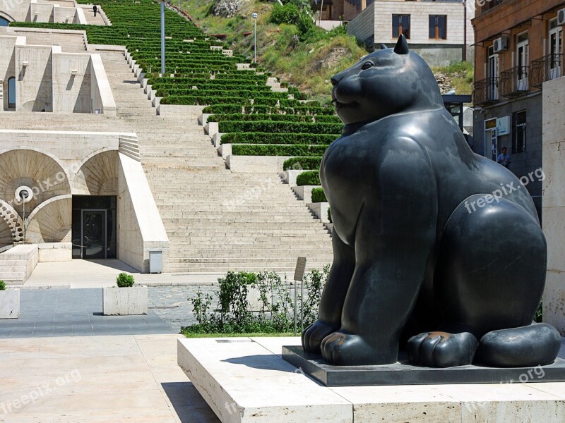 Ladder Architecture Stairs Armenia Sculpture