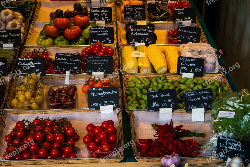 Fruit Greengrocers Market Still Life Red