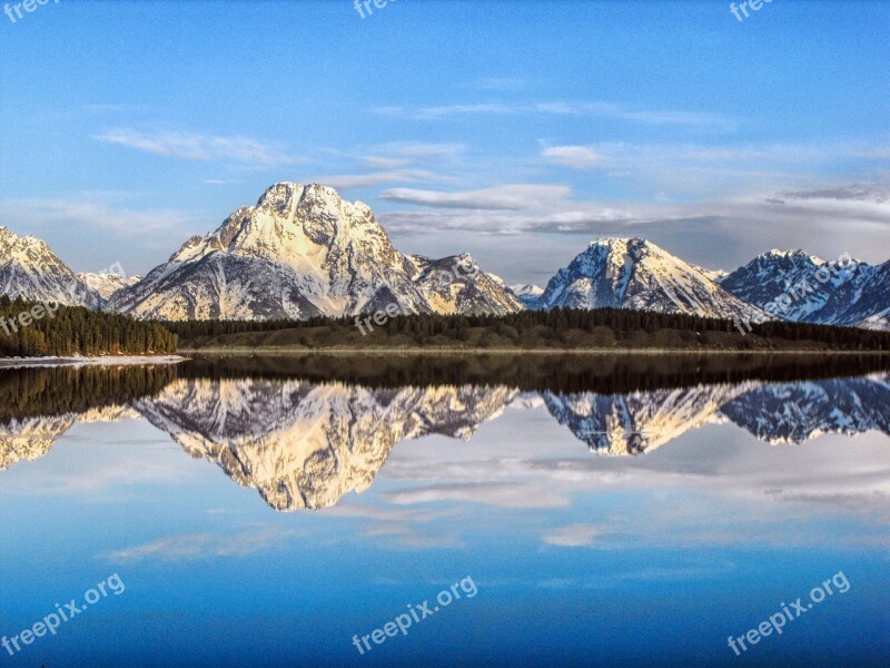 Alaska Landscape Sky Mountain Travel