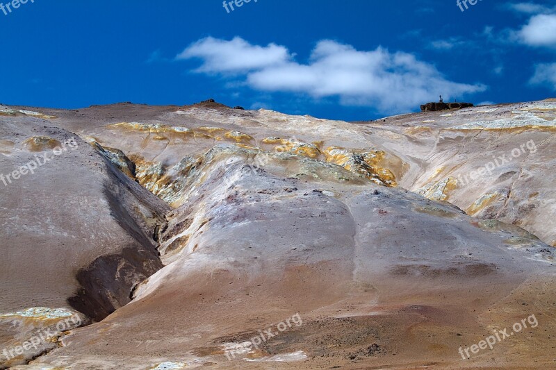 Iceland Volcanoes Geyser Volcanic Steam