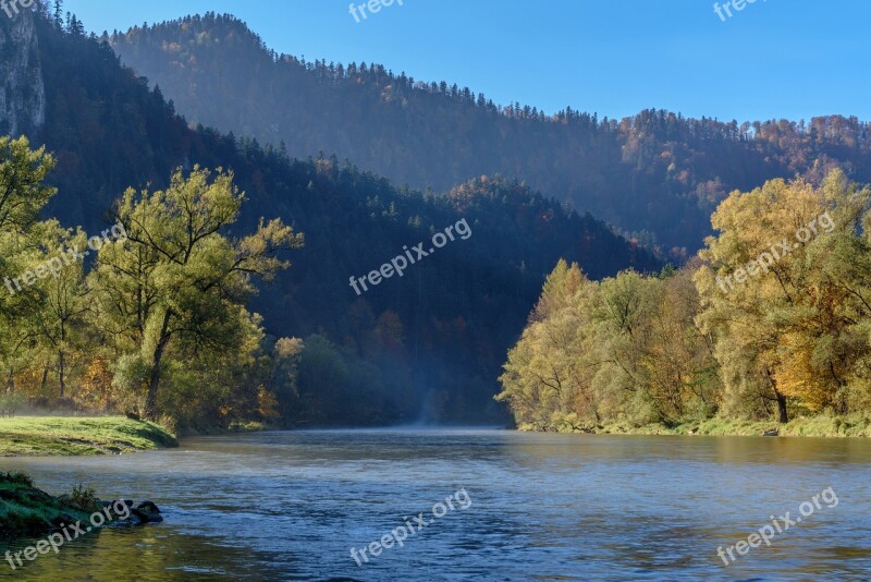 Mountain River Mountains Morning The Fog Wallpaper