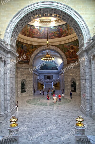 Salt Lake City Capitol Utah Usa Free Photos