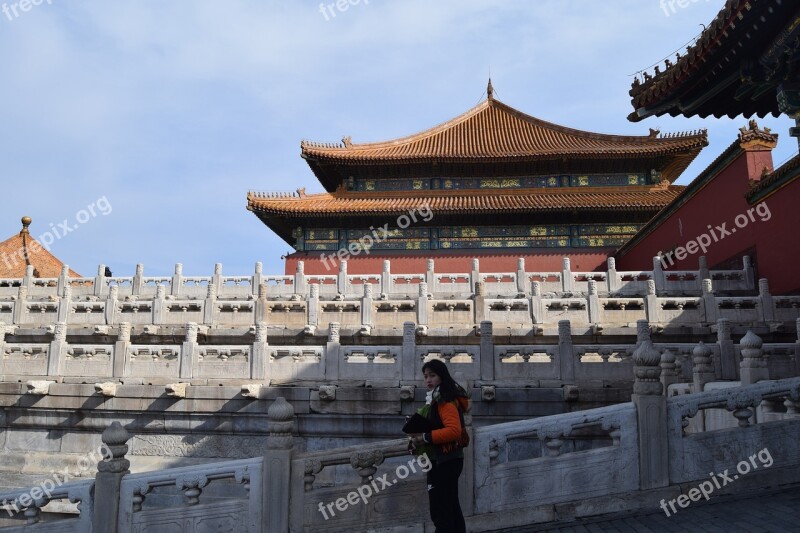 Palace China Forbidden City Beijing Pekin