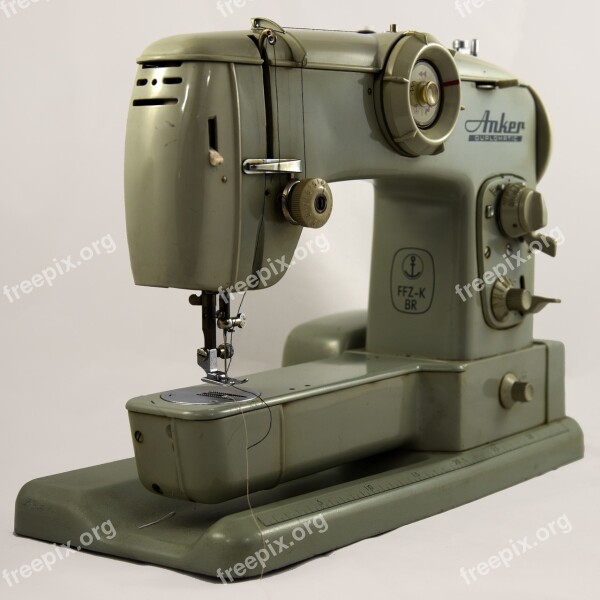 Sewing Machine Anchor Hand Labor Sew Sewing Thread