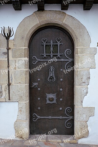 Old Door Wrought Iron Entry Door Pierre