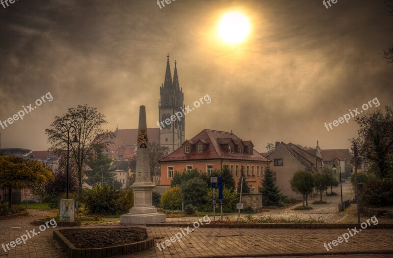 Oschatz Saxony Fog Free Photos