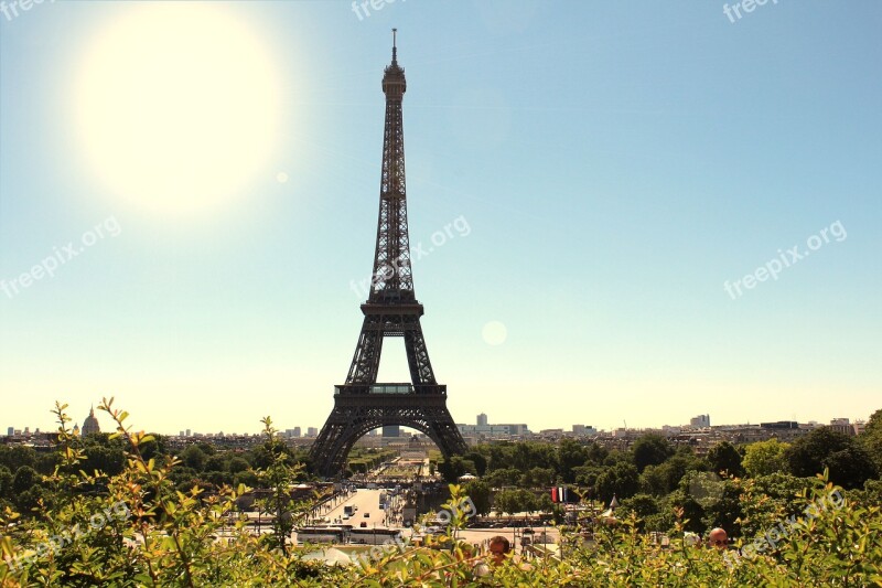 Torre Landscape France Paris Tour Eiffel