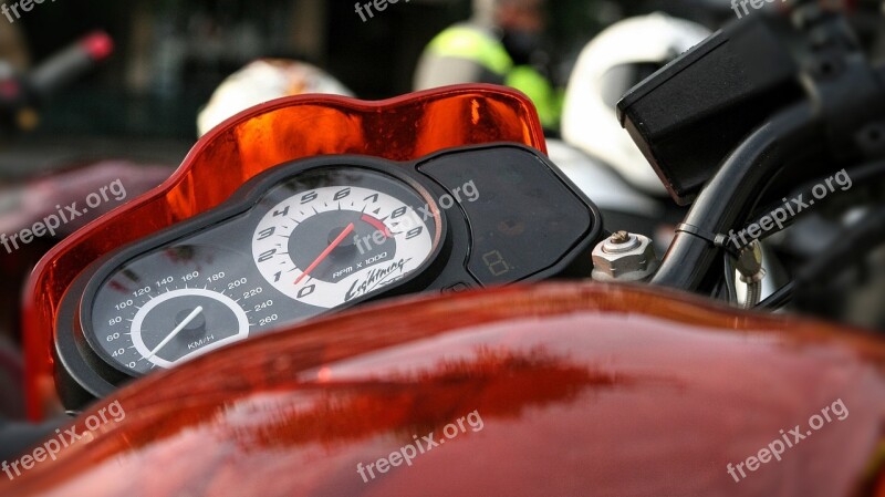 Moto Buell Speed Red Road