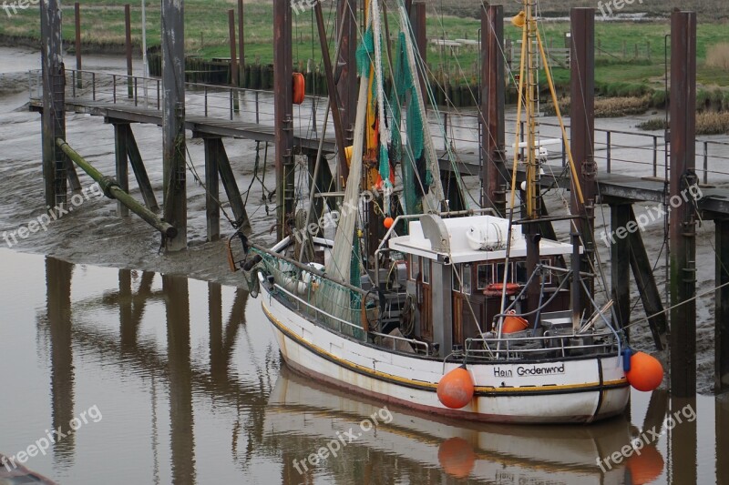 Fishing Vessel North Sea Fishing Port Shrimp Fisherman